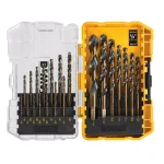 DEWALT 21-Piece Black Oxide Twist Drill Bit Set thumbnail 1