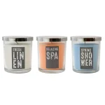 LUMABASE Fresh Collection Scented Candles Set of 3 - 10 oz. Glass Jars thumbnail 1