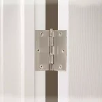 Everbilt 3-1/2 in. Square Corner Door Hinge, Satin Nickel, 24-Pack thumbnail 2