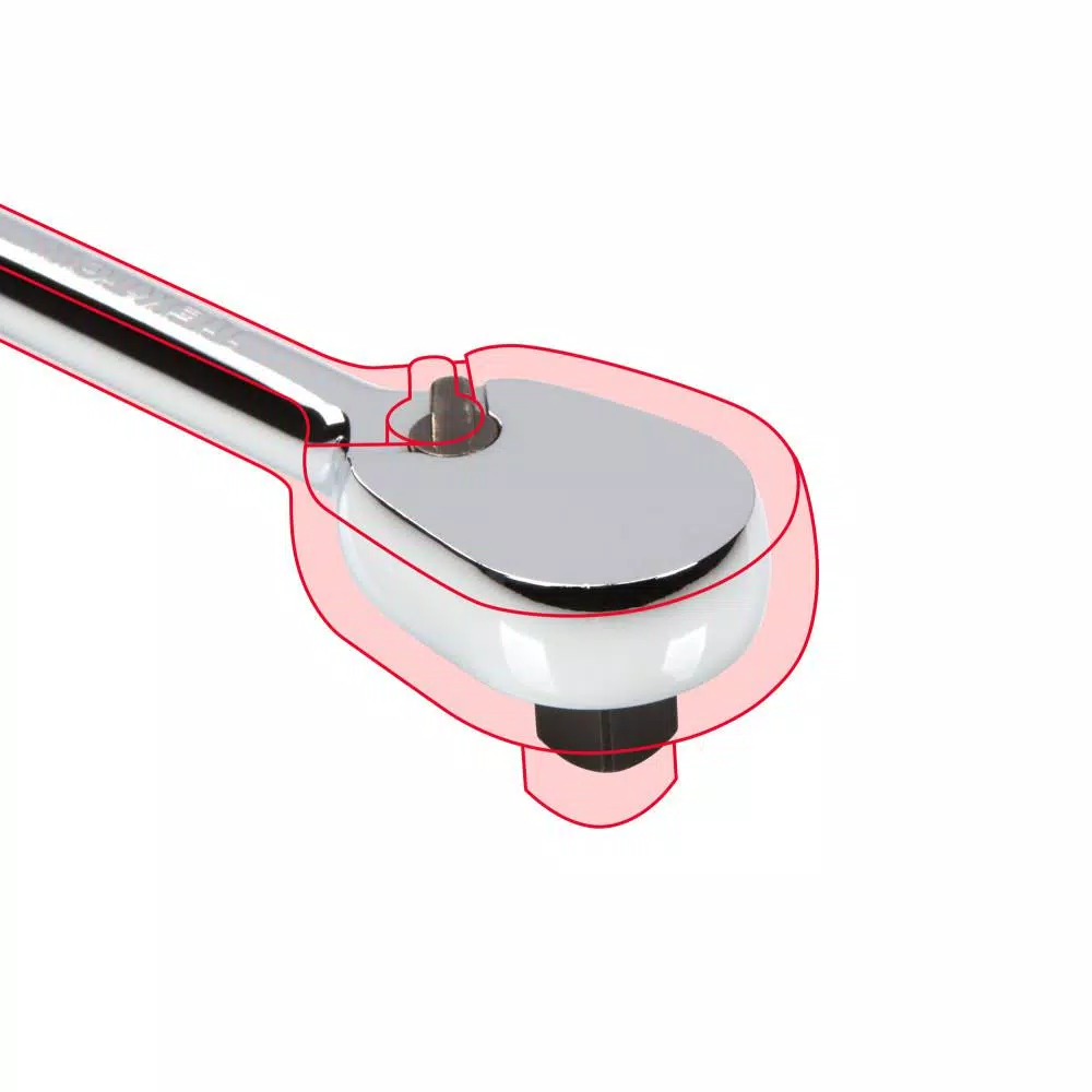 Tekton 3/8 in. Drive x 8 in. Ultra-Compact 90-Tooth Ratchet