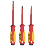 KNIPEX 7-Piece 1,000-Volt Insulated Pliers and Screwdriver Tool Set with Nylon Pouch thumbnail 2