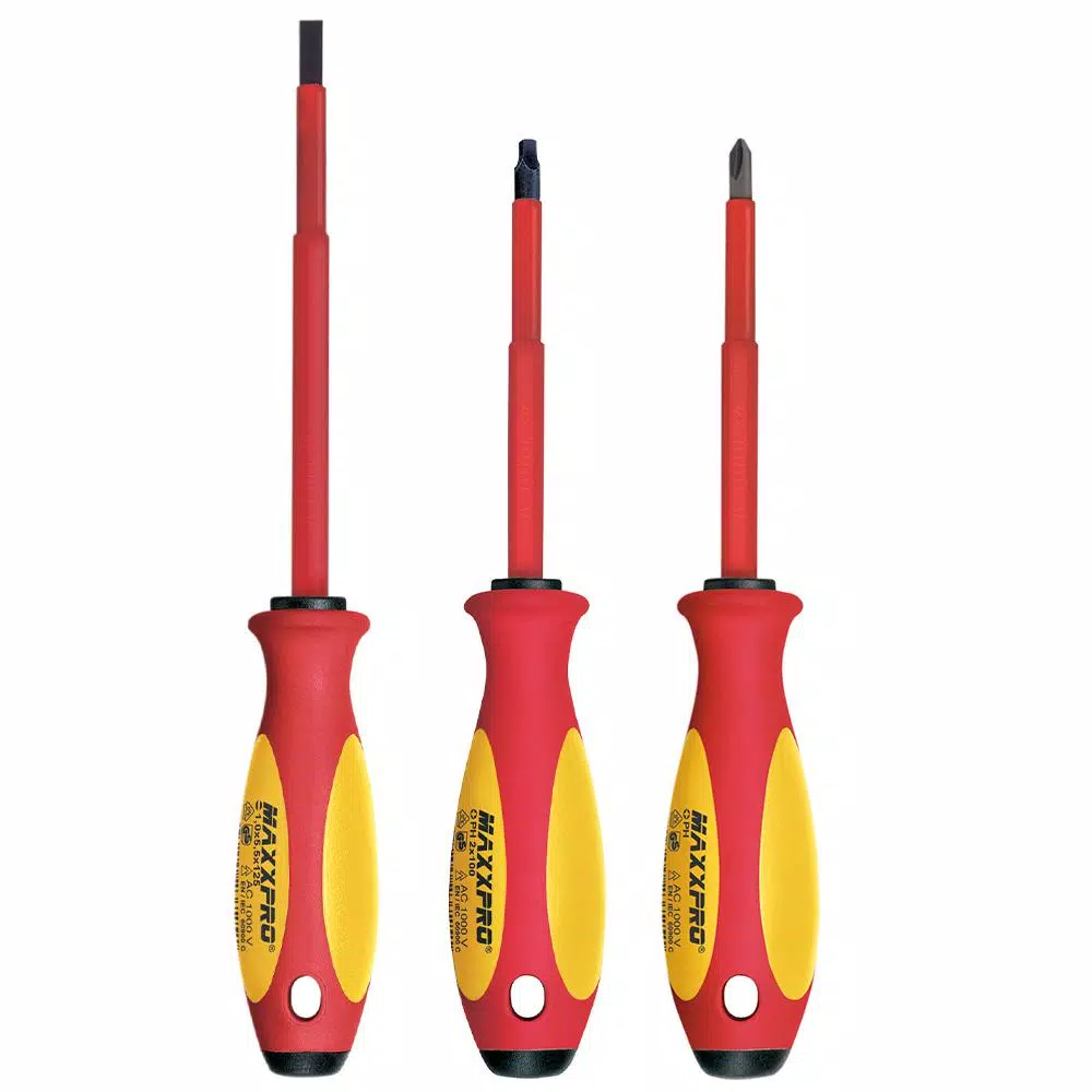 KNIPEX 7-Piece 1,000-Volt Insulated Pliers and Screwdriver Tool Set with Nylon Pouch