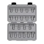 TEKTON 1/2 in. Drive Torx Bit and External Star Socket Set, 20-Piece thumbnail 1