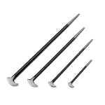 TEKTON 4-Piece Rolling Head Pry Bar Set, 6, 12, 16, 20 in. thumbnail 1