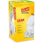 Glad ForceFlex 13 Gallon Tall Kitchen Trash Bags with Clorox Antimicrobial Protection, Clean Citrus, 40-Count thumbnail 10