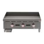 Magic Chef 36 in. Commercial Thermostatic Countertop Gas Griddle, Stainless Steel thumbnail 1