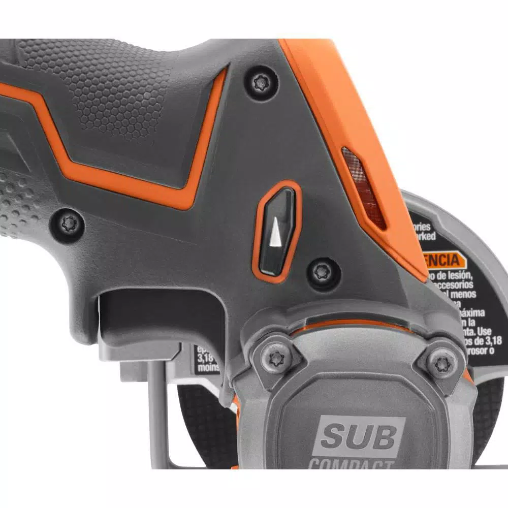 RIDGID 18V SubCompact Brushless Cordless 3/8 in. Impact Wrench and 3 in. Multi-Material Saw Combo Kit