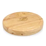 TOSCANA Miami Dolphins Circo Wood Cheese Board Set with 4 Stainless Steel Tools thumbnail 1