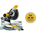 DEWALT 12 in. 15 Amp Double-Bevel Sliding Compound Miter Saw with 60T Fine Finish Blade thumbnail 1