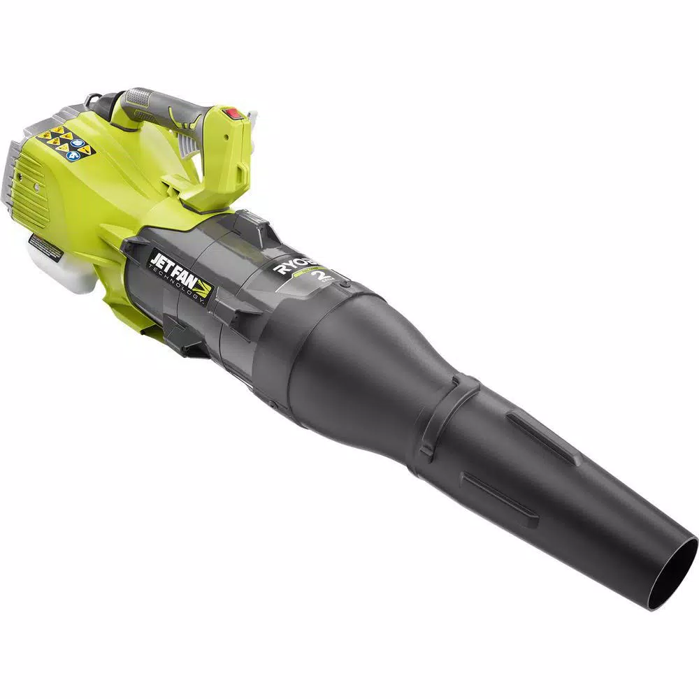 RYOBI Gas Trimmer 30cc 4-Cycle Attachment Capable & 25cc 2-Cycle Jet Fan Blower Combo