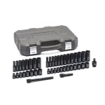 GearWrench 44-Piece 3/8 in. Drive SAE/Metric Deep Impact Socket Set thumbnail 1