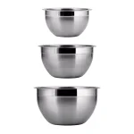 Tramontina Gourmet 3-Piece Stainless Steel Mixing Bowl Set, 18/10 Heavy-Gauge thumbnail 6