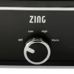 Zing 4 Qt. Black Slow Cooker with Locking Lid and Ceramic Pot Insert thumbnail 3