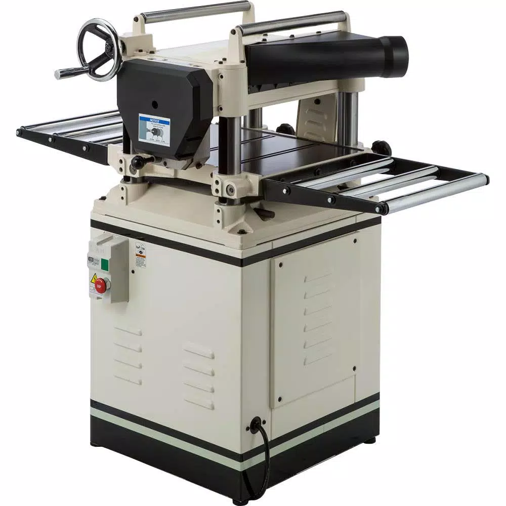 Shop Fox 15 in. Stationary Thickness Planer with 3-Knife Cutterhead, 3 HP, 240V