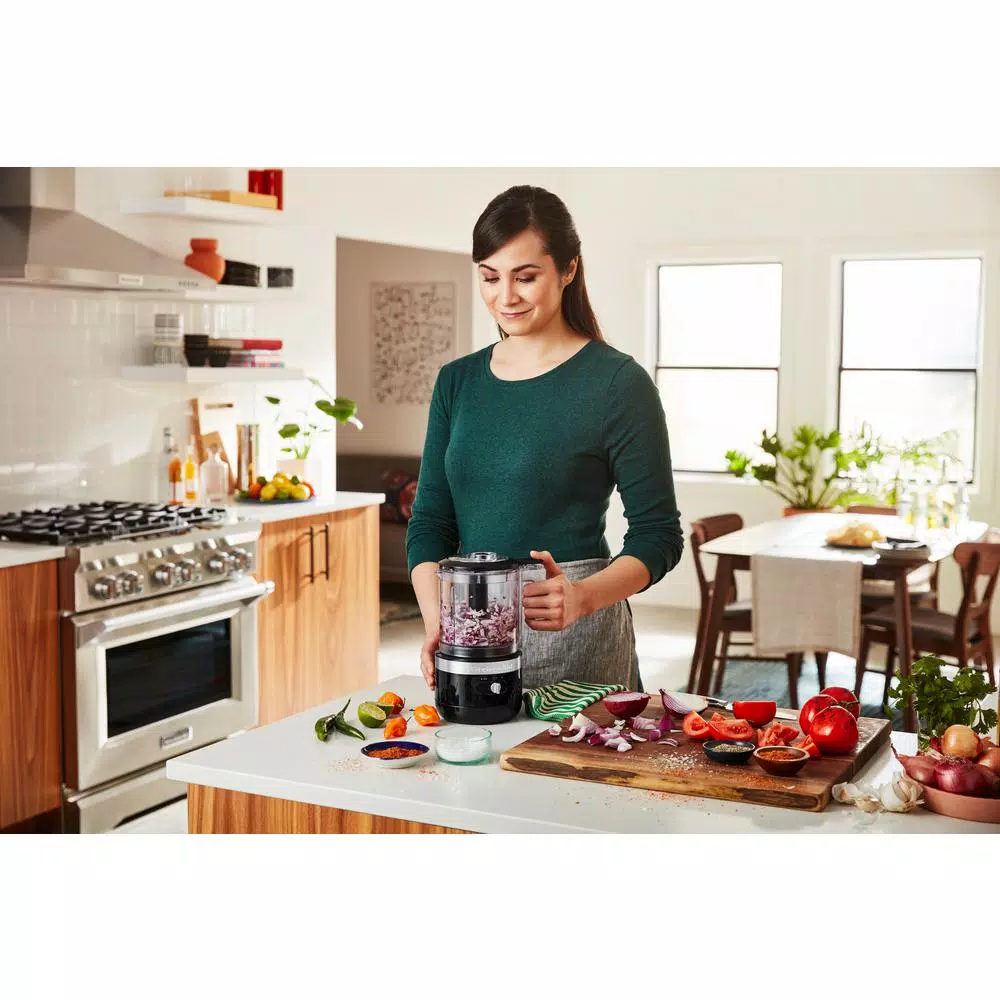 KitchenAid Cordless 5-Cup Food Chopper, Onyx Black