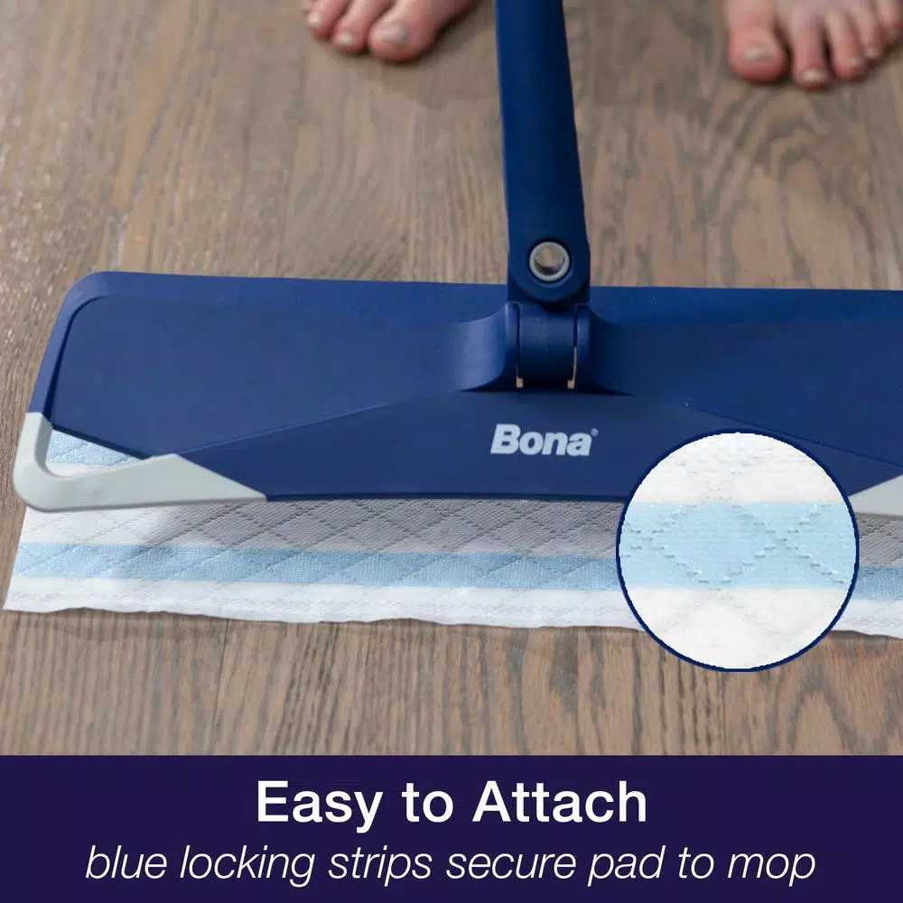 Bona Hardwood Floor Wet Cleaning Pads, 12-Pack