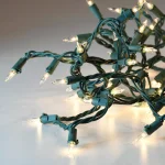 LUMABASE 200-Light Clear Mini String Lights, Warm White Incandescent, Green Wire, Indoor/Outdoor thumbnail 3