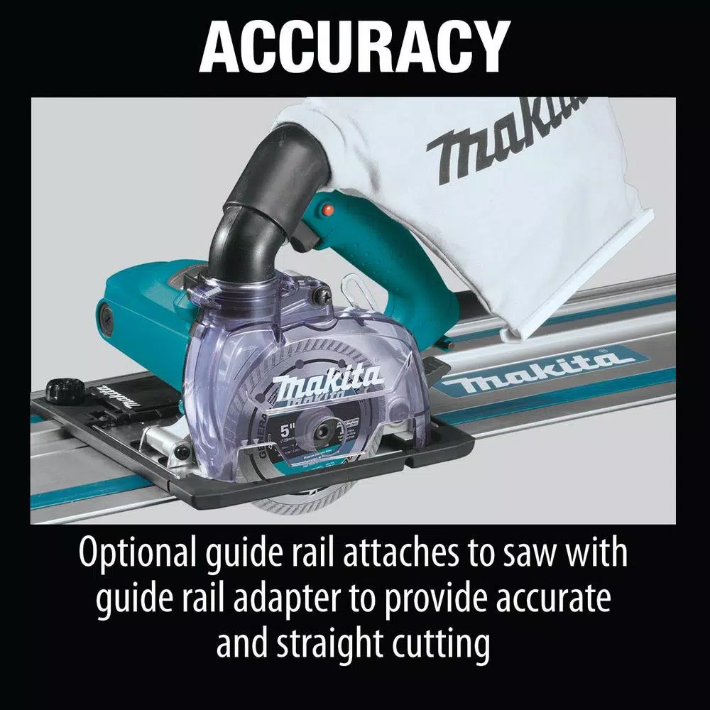 Makita 5 in. Dry Masonry Saw with Dust Extraction, 13 Amp