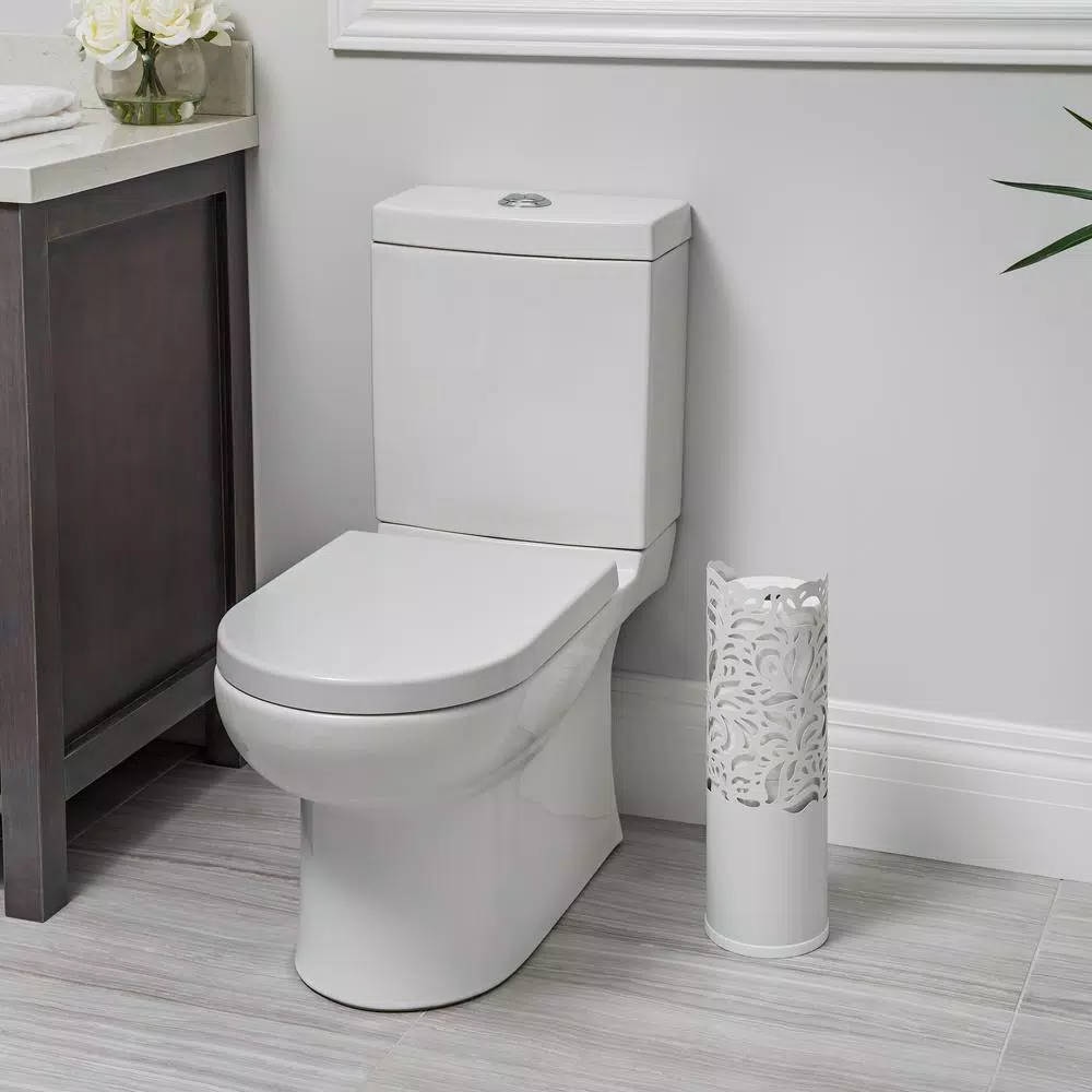 Better Living Rollo Folia Toilet Tissue Reserve - Matte White Toilet Paper Holder
