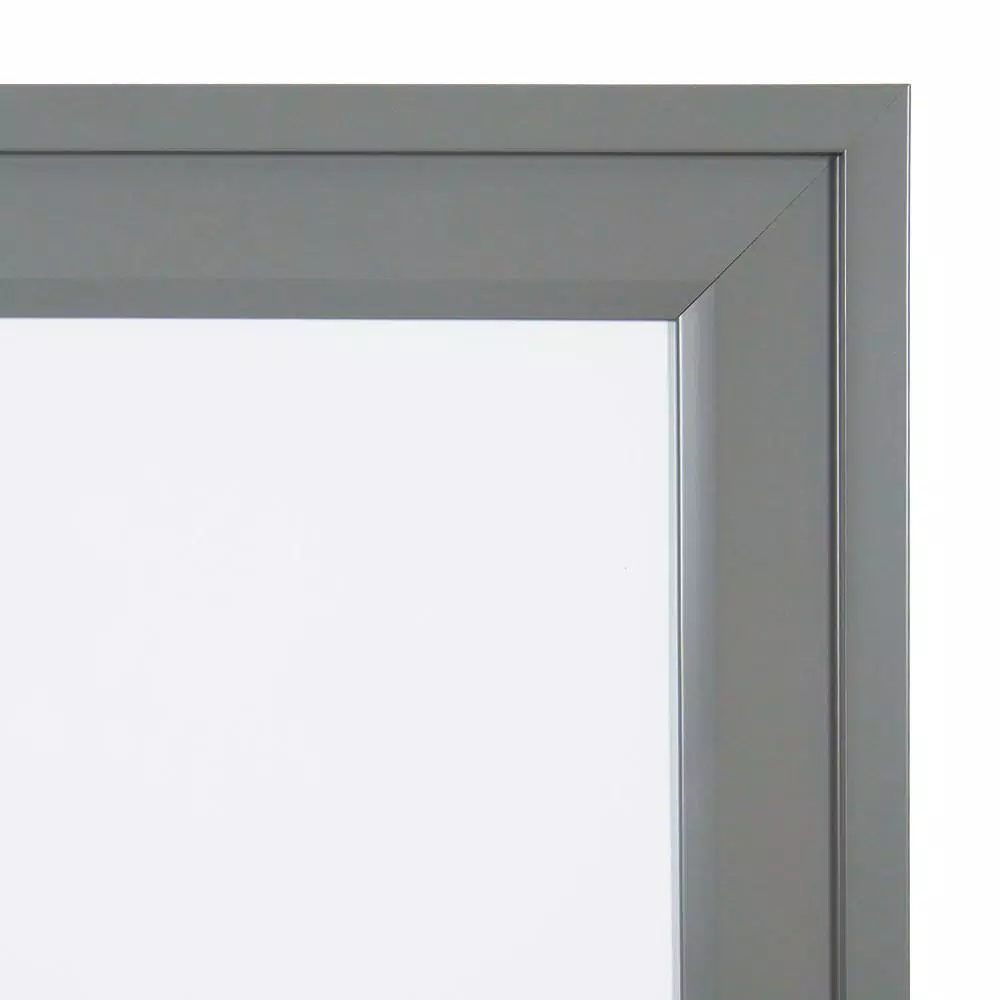 DesignOvation Bosc Gray Framed Magnetic Dry Erase Memo Board, 18.5 x 27.5 in.