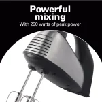 Hamilton Beach 6-Speed Hand Mixer with Brushed Stainless Steel Housing thumbnail 6