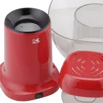 Kalorik Red Volcano Hot Air Popcorn Maker with Oversized Serving Bowl thumbnail 2