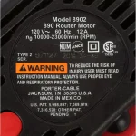 PORTER-CABLE 2.25 HP Fixed Base Router Kit, 12 Amp, Variable Speed thumbnail 8