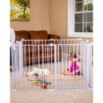 Regalo 28" 4-in-1 Configurable Metal Safety Gate and Play Yard, Super Wide Hardware Mount thumbnail 4