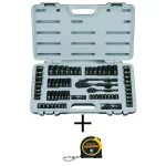 Stanley 69-Piece SAE Mechanics Tool Set with 1/4 in. & 3/8 in. Drive and FATMAX 6 ft. Tape Measure thumbnail 5
