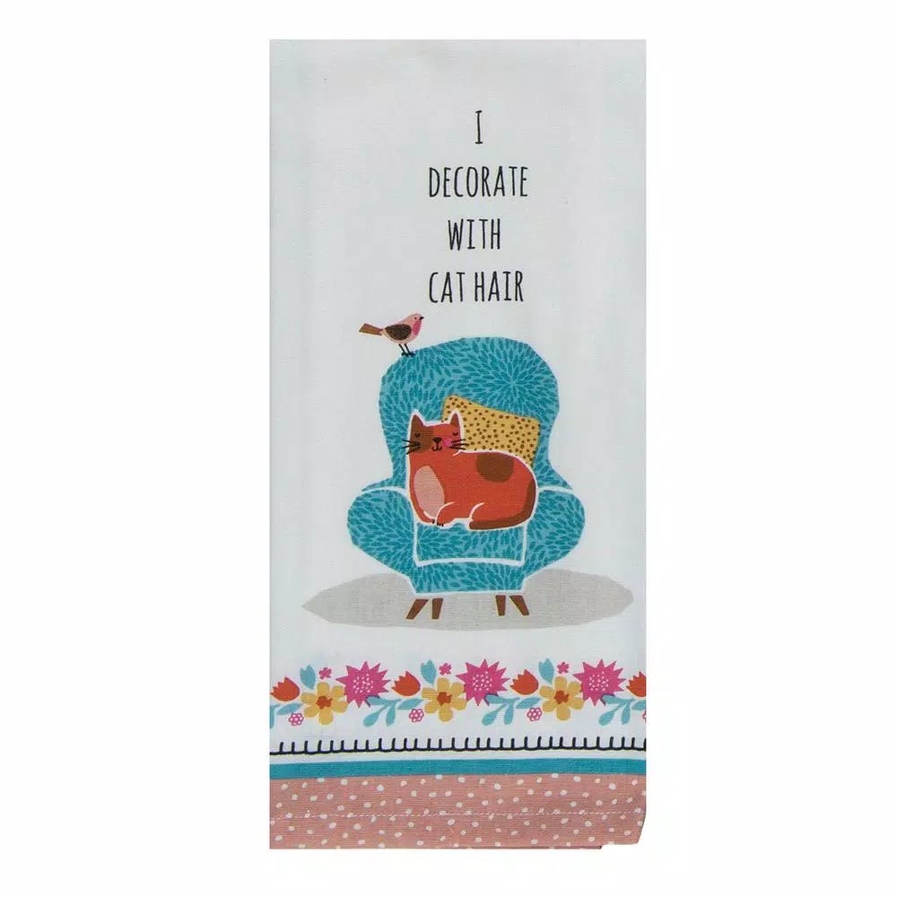 Kay Dee Crazy Cat Cotton Multi Kitchen Textile Set - 4 Piece Set