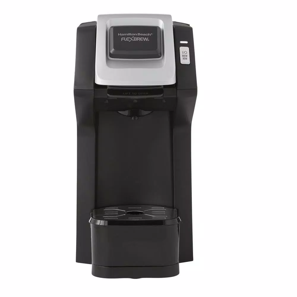 Hamilton Beach FlexBrew Black Single Serve Coffee Maker - Brews K-Cup Pods & Ground Coffee
