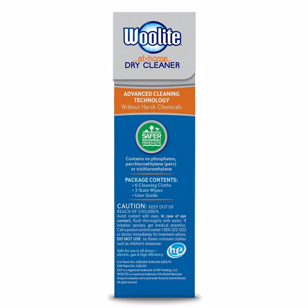 Summit Brands Woolite Fragrance Free At Home Dry Cleaner Dryer Sheets, 24-Count