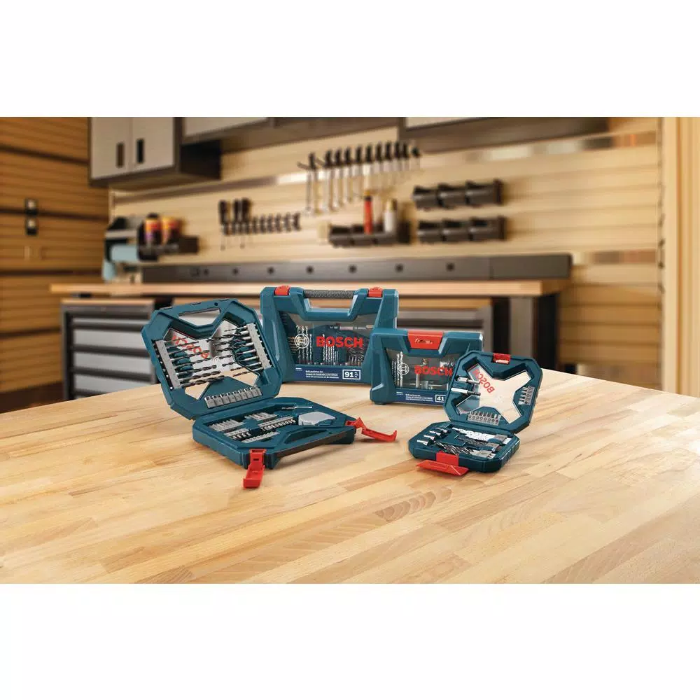 Bosch 34-Piece Drilling and Driving Bit Set with Sockets and Case