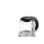 AROMA 5-Cup Black Glass Electric Kettle, 1.2L Cordless Pouring with Automatic Shut-Off thumbnail 3