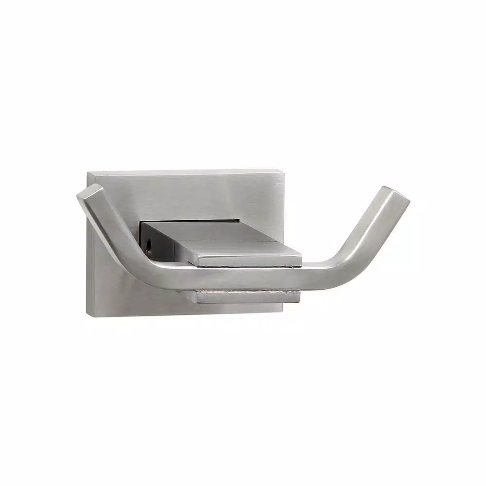 BOANN Double Robe Hook, Solid T304 Stainless Steel, Modern Wall Mounted Design