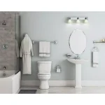 No Drilling Required Klaam Double Robe Hook in Chrome - No-Drill Mounting System thumbnail 3