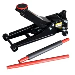 Max Load 3-Ton Low Profile Hydraulic Floor Jack with Quick Pump and Wide Steel Casters thumbnail 1