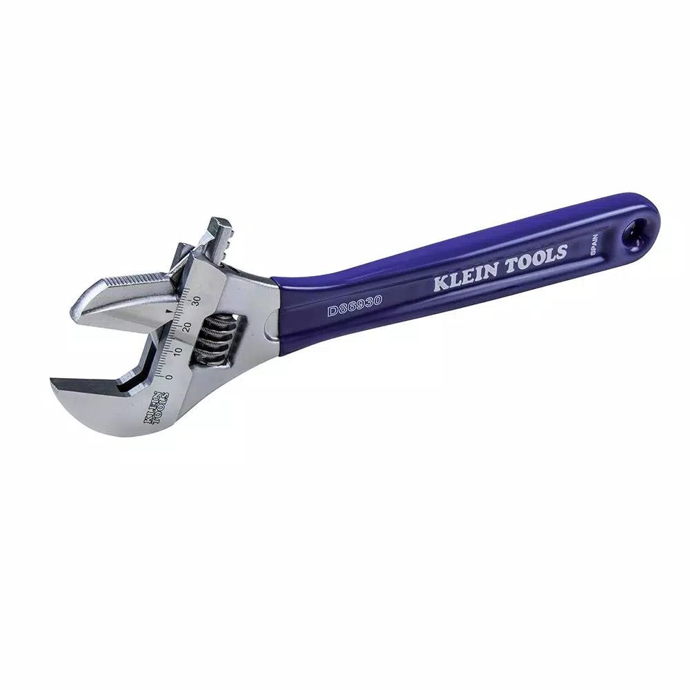 Klein Tools 10 in. Reversible Jaw 2-in-1 Adjustable and Pipe Wrench