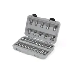 TEKTON 1/2 Inch Drive Torx, Tamper-Resistant Torx & External Star Socket Set, 30-Piece thumbnail 2