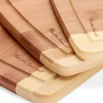 Heim Concept 3-Piece Organic Bamboo Cutting Board Set with Juice Grooves thumbnail 2