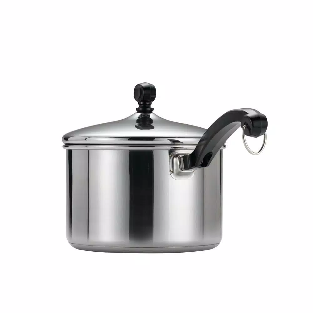 Farberware Classic Series 2-Quart Stainless Steel Saucepan with Lid