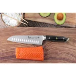 Cangshan Z Series 7 in. Santoku Knife - Forged German Stainless Steel with Ergonomic Handle thumbnail 2