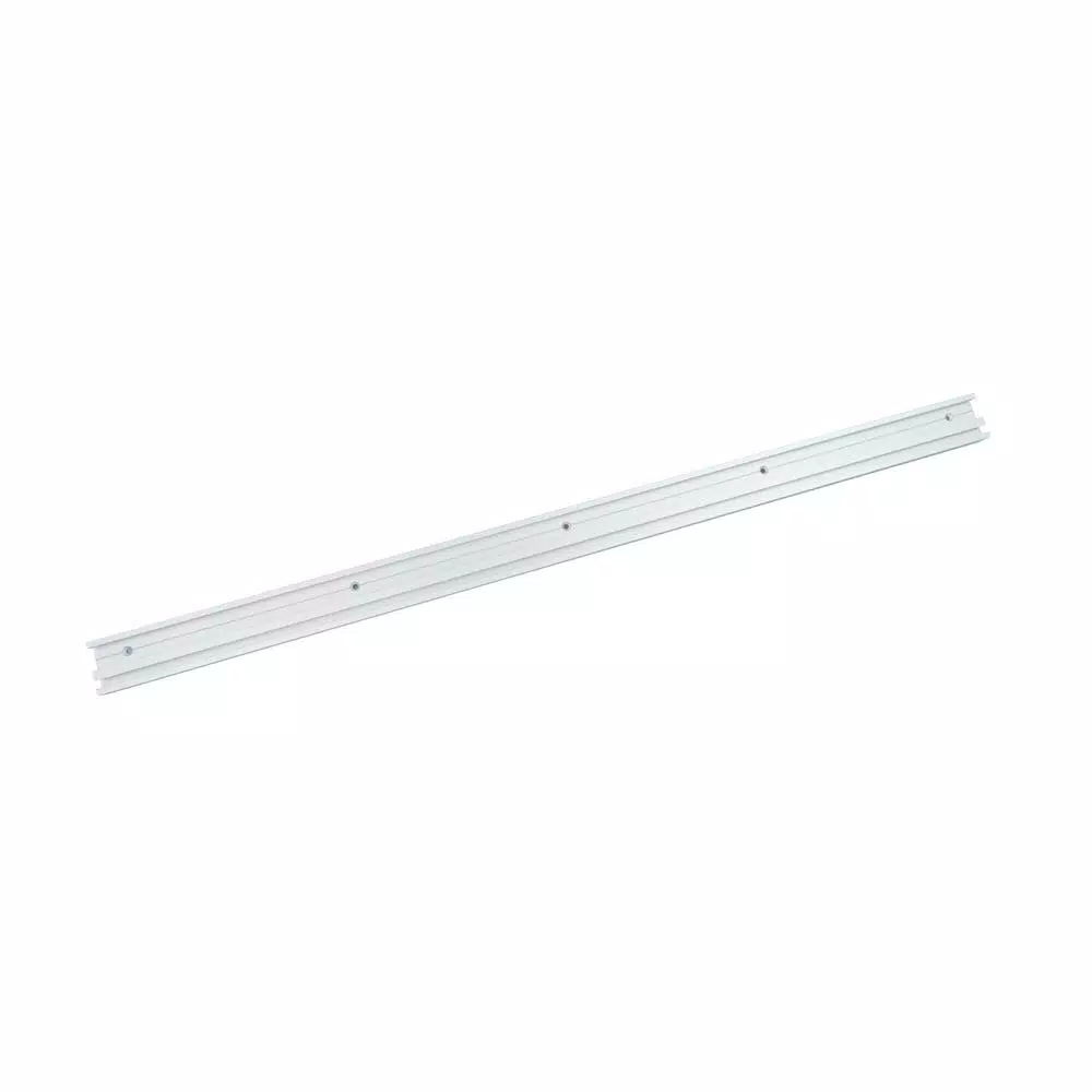 POWERTEC 32 in. Dual Track Aluminum Combo T-Track and Miter Track for Woodworking