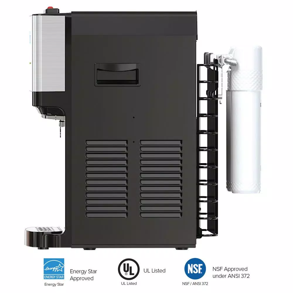 Brio Tri-Temp 2-Stage Countertop Bottleless Water Cooler with UV Self-Cleaning