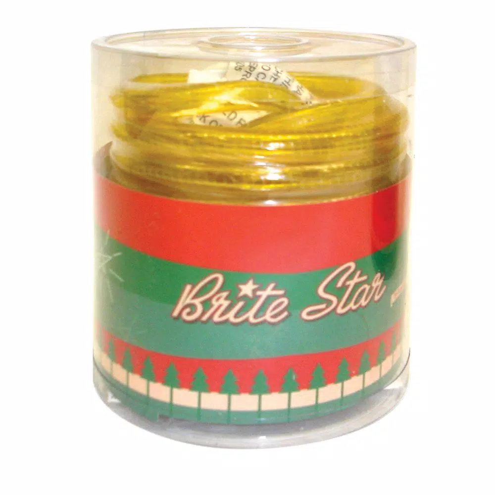 Brite Star 18 ft. 50-Light Gold Rope Light, Indoor/Outdoor Decorative Mini Lights