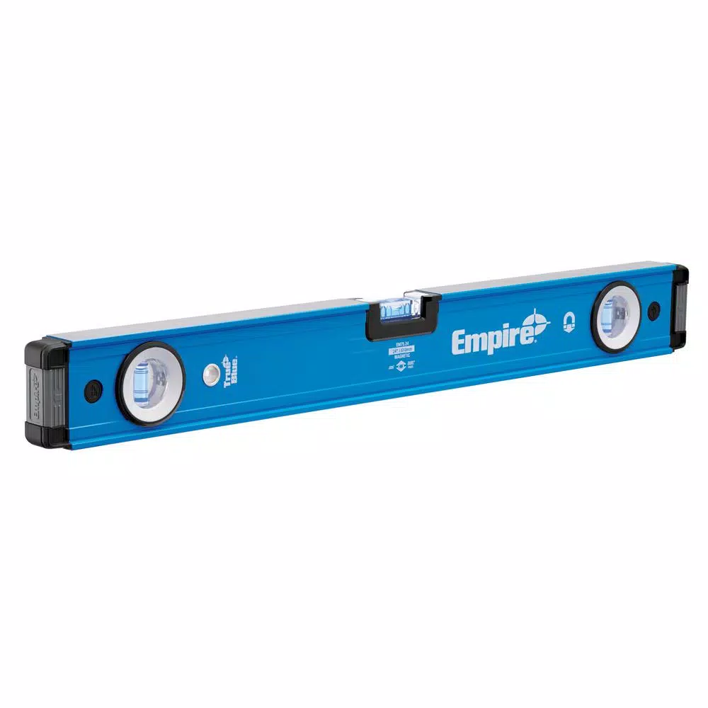 Empire e75 Series 24 in. Magnetic Box Level, Aluminum Frame