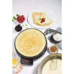 CucinaPro 12 in. Non-Stick Electric Griddle and Crepe Maker, 1000W, Black thumbnail 5