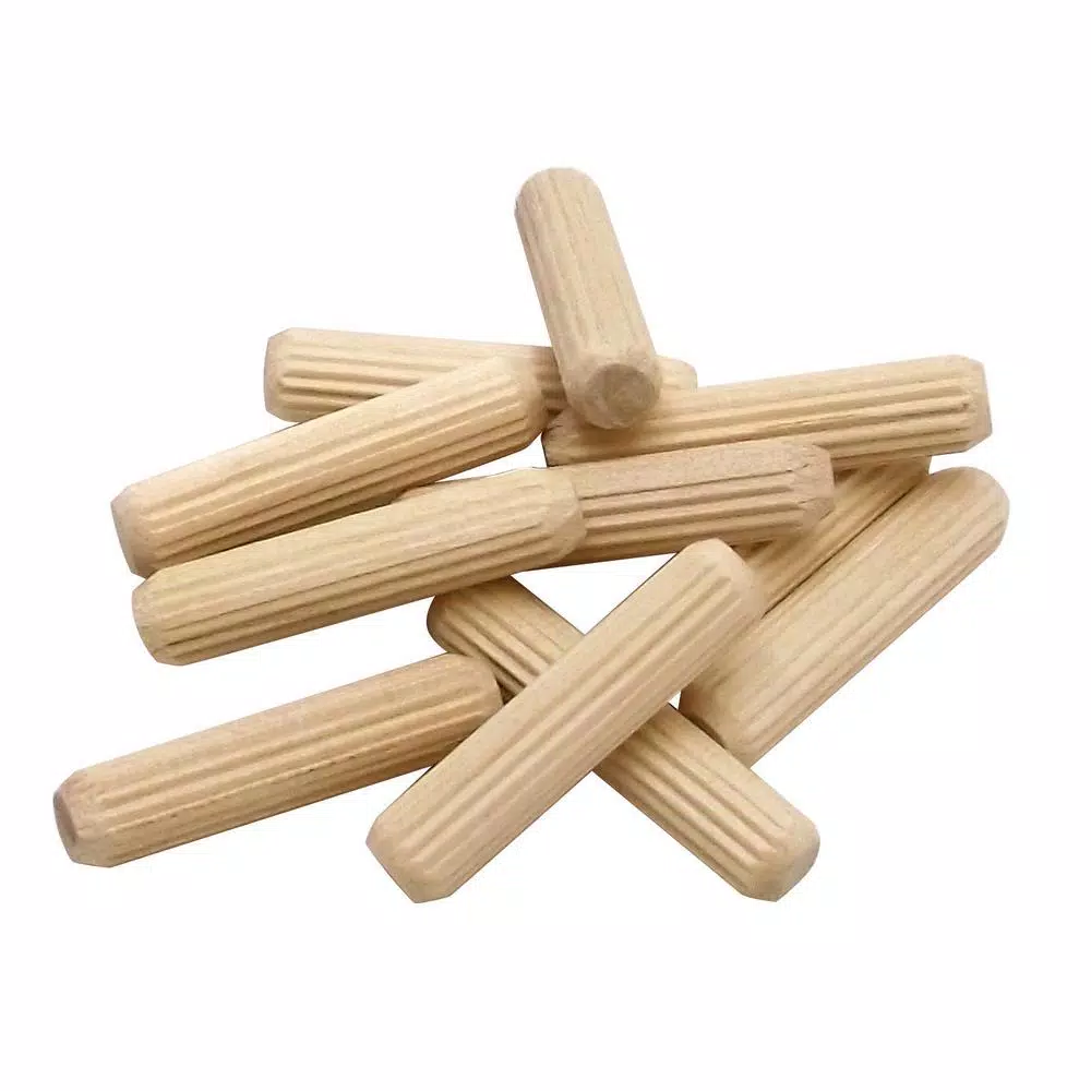 Milescraft Hardwood Fluted Dowel Pins, 375-Piece Dowel Bucket