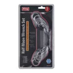 KING 5-Piece Metric Half-Moon Box-End Wrench Set, 8 mm to 22 mm with Hanging Clip thumbnail 3