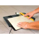 QEP 3/5 HP Wet Tile Saw with 4 in. Diamond Blade and Dual Extension Tables thumbnail 2